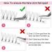 5D-D-0.10-13mm Short Stem Pre Made Fan Eyelash Extensions - Russian Volume Lashes 0.07 0.10 - 13mm Length - Buy Online on SooperMarket.com