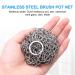 Premium Cast Iron Cleaner - 2 Pack Stainless Steel & Flexible Ring Cleaners for Dutch Ovens | International Shipping Available - Buy Online on SooperMarket.com