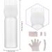 Hair Oil Applicator Bottle 160ml with Hair Dye Kit Root Comb Applicator Bottle with Clear Scale Portable Hair Bleach Kit for Home Barber Shop Hair Dye Tools Oil Comb Applicator Bottle - Buy Online on SooperMarket.com