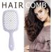 Comb Fluffy Shaped Comb Mesh Comb Wide Tooth Air Cushion Comb Massage Hair Brush Styling Tool Wide Tooth Comb (Color : Black Red) - Buy Online on SooperMarket.com