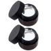 2PCS Chrome Nail Polish Metallic Painting Gel for Nails 3D Mirror Chrome Nail Polish 10g High Glossy Reflective Gel Polish Soak Off Silver Nail Polish