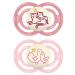 Mam Perfect Night Schnuller in the 2 Set bright in the dark tooth-friendly baby pacifier from sustainable & organic-renewable materials with pacifier box 16+ months tiger / bird 16+ / silicone / night (2 pack) Tiger / bird