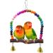 HONBAY Wooden Bird Swing Perch Toy for Small Birds - Parrot Hanging Toy - Buy Online on SooperMarket.com