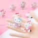 Japanese Character Hair Accessories Set - Kuromi Melody Hair Clips, Cinnamoroll Pompom Purin Hair Ties, Hello Kitty 10pcs - Perfect Gift for Girls - Buy Online on SooperMarket.com