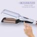 32mm Aima Beauty Twins Mermaid Hair Waver - Anti-Scald Curling Iron for Beach Waves | 1.25 Inch Dual Barrel | Fast 15S Heating - Perfect for All Hair Types (Light Purple - Buy Online on SooperMarket.com