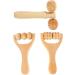 3PC Wooden Massage Stick Set - Hand & Full Body Muscle Relief Tools for Neck Waist Legs & Hands - Buy Online on SooperMarket.com
