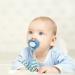 Teksome Schnullerleine | Fabric Pacifier Clips for Babies Toddlers & Kids | Soft Bite Ring | Secure Toy Clips - Buy Online on SooperMarket.com