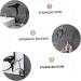 Beavorty Hair Rack Storage Hands Rotating Bracket Bathroom Cup Blow Stand Dryer Hand Suction Holder - Buy Online on SooperMarket.com