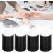 50 Pack Ink Pad Smudge Sponge Daubers Finger Sponge Plastic Sponge Round Head Blending Tool Special Tool for Manicure Grooming Manicure Tool Acrylic Nail Kits (Black) - Buy Online on SooperMarket.com