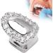 Teeth Jewelry Tooth Gems Teeth Grills Single Tooth Bling Teeth Accessory Decoration for Halloween Party Hip Hop Show (Single portal diamond silver) - Buy Online on SooperMarket.com