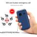 Artfone F20 Big Button Mobile Phone for Elderly - Sim Free, Easy to Use, SOS Button, Torch, FM Radio - 2.4 LCD Display - Blue - Buy Online on SooperMarket.com