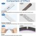 12pcs 80/80 Grit Jumbo Nail Files for Acrylic Nails - Professional Square Emery Boards for Manicure & Nail Techs - Buy Online on SooperMarket.com