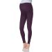 Softsail Maternity Leggings - High Waisted Cotton Pants with Belly Support | Over Bump Stretchy Maternity Clothes for Pregnancy - Plum - Buy Online on SooperMarket.com