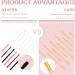 Vlasy Hair Extension Loop Needle Threader Set - 10PCS Micro/Nano Bead Pulling Hook Tools for Hair and Feather Extensions - Buy Online on SooperMarket.com