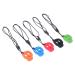 Chew Collar 5 Pack | Heat Resistant Sensory Chew Collars in Bright Colors | Soft Silicone for Autism - Buy Online on SooperMarket.com