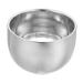 NOLITOY Shaving Cream Foaming Bowl Shaving Mug Metal Men Shaving Bowl Head Shavers Maquina De Cream Bowl Shave Cream Convenient Shave Bowl Major Accessories Man Double-wall Stainless Steel