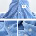 Hooded Baby Towel - Ultra Soft, Absorbent Beach/Bath Towel 70x140 cm (Blue) - Buy Online on SooperMarket.com