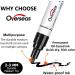 Blue Oil Based Paint Markers Pens - Waterproof & Quick Drying - 3 Pack Medium Tip for Metal, Wood, Fabric & More - Buy Online on SooperMarket.com