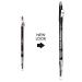 Ruby Kisses GoBrow Eyebrow Pencil 3 PACK (Black Brown) | Longwear Sharpenable Wooden Pencil for Natural-Looking Brows - Buy Online on SooperMarket.com