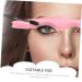 FOMIYES 3pcs Silicone Beauty Ruler - Reusable Eyeliner & Eyeshadow Stencil Set - Makeup Tool for Lipstick Mascara & Eyebrows - Pink - Buy Online on SooperMarket.com