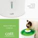 Catit Senses 2.0 Flower Fountain | Green Cat Drinking Water Fountain - Buy Online on SooperMarket.com