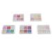 6 Colors Glitter Metallic Mirror Effect Nail Powder Long Lasting and Fine Powder Texture Suitable for DIY Nail Art with 15 Eyeshadow Sticks