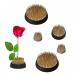 6pcs Flower Frog Holder Round Flower Arrangement Kenzan Japanese Pin Frogs for Flowers Fixation and Valentine's Day Decoration 0.9 inches*2 1.4 inches*2 2.4 inches*2