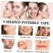 Baluue 80pcs V-type Lift Face Pasters Brow Lift Tape Temporary Bands Face Tape Synthetic Rubber 4.00X0.90X0.10CM Transparent - Buy Online on SooperMarket.com