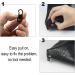 Zipper Pull Tab Replacement Set for Luggage and Backpacks - Black (4pcs) - Buy Online on SooperMarket.com