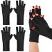 WLLHYF Anti UV Gel Nail Gloves - Fingerless Sun Protection Gloves 22cm-Black - Buy Online on SooperMarket.com