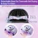 iBigLY 248W UV LED Nail Lamp - Faster Curing Nail Dryer for Gel Polish - 60 Lamp Beads, 4 Timers, Auto Sensor - Home Salon Nail Art Light - Purple - Buy Online on SooperMarket.com