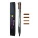 1/3PCS 4 In1 Eyebrow Contour Highlight Pen 4 in 1 Makeup Pen Waterproof Defining Highlighting Brow Pen Rotating Eyebrow Pencil Portable Eye Beauty Makeup Tool Gifts for Birthday Christmas 02#