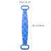 Silicone Bath Body Brush, Long Exfoliating Back Scrubber Massager, Sky Blue - Buy Online on SooperMarket.com
