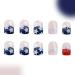 Teksome Independence Day Press On Nail Stars And Stripes Designs False Nails 4th Of July Cute Nails Stick On Nails Stars And Stripes Patriotic - Buy Online on SooperMarket.com