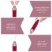 CAIYA 12Pcs Lip Gloss Tubes 6.4ml Empty Containers for DIY Lip Gloss - Pink Rose Gold | Refillable Lipstick Tubes with Rubber Stoppers - Buy Online on SooperMarket.com