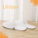 AQUEENLY Spa Slippers 24 Pairs - Velvet Closed Toe Disposable Non-Slip Slippers for Men and Women - Ideal for Hotel, Home, Guest Use - White - Buy Online on SooperMarket.com