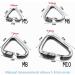Long Buy 2Pcs 316 Stainless Steel Delta Quick Link 5/32"(4mm) - 3/8"(10mm) Marine Grade Triangle M5 3/16" - Buy Online on SooperMarket.com