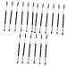 Didiseaon Angled Makeup Brush 18 Pcs Eyebrow Brush Mascara Brush Pro Brush Makeup Brushed Makeup Spoolie Eyebrow Grooming Tools Double Sided Makeup Tools Eye Brush Set Miss Eyelash Brush