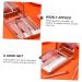 NOLITOY 5pcs Makeup Brush Set with Mirror - Mini Lipstick Kit & Face Powder Brush - Travel-Friendly Pink Cosmetic Tools for Friends & Star Room Decor - Buy Online on SooperMarket.com