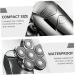 3 Sets Portable Electric Shaver - Rechargeable Waterproof Travel Razor for Men | Ultimate Personal Care - Buy Online on SooperMarket.com