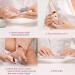 Electric Foot File Electric Foot Callus Remover USB Rechargeable Waterproof Hard Skin Remover Foot with 2 Rollers 2 Speed LED Light Professional Pedicure Tool for feet Cracked Heels - Buy Online on SooperMarket.com