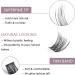Lash Extension Kit 72 Cluster Individual Natural Lashes with Bond & Seal, Tweezers, Glue Remover | Easy DIY at Home 10-16mm C/D Curl - OP01 - Buy Online on SooperMarket.com