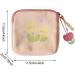 Pink Flower Pattern Pad Pocket & Organizer Bag | Feminine Product Holder for Periods Tampons & Panty Liners - YouMing - Buy Online on SooperMarket.com