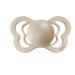 BIBS Couture Collection Pacifiers | BPA-Free Baby Soothers from Denmark | Set of 2 Vanilla/Dark Oak & Transparent | Size 0-6 Months - Buy Online on SooperMarket.com