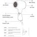 Kids Hair Dryer for Infant Low Heat Gentle Air Small Hair Blow Dryer for Baby Skin with 3 Speed Settings Negative Ionic Constant Temperature Mini Hair Dryer for Daily Use (US US Plug 110V - Buy Online on SooperMarket.com