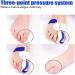 Alleviate Foot Pain with Hallux Valgus Corrector - Toe Straightener Bunion Corrector for Men and Women - Orthopedic Toe Brace with Separators & Spacers - Buy Online on SooperMarket.com