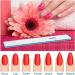12pcs 80/80 Grit Jumbo Nail Files for Acrylic Nails - Professional Square Emery Boards for Manicure & Nail Techs - Buy Online on SooperMarket.com