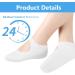 Silicone Moisturizing Socks for Men & Women - Non-Slip Anti-Split (2 Pack Large White) - Buy Online on SooperMarket.com