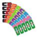 80pcs Nail Peel Off Tapes Disposable Nail Polish Protector Soft U-Shape Spill-proof Sticker Tape for Nail Art Painting Keep Polishing Without Mess