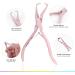 EHDIS Hair Extensions Tools Kit 2 Stainless Steel Pliers for Hair Apply&Remove Micro Ring Loop 2 Loop Needle Threader Pulling Hook 2 Clip Multi Functional Hair Extension Tool Pink - Buy Online on SooperMarket.com